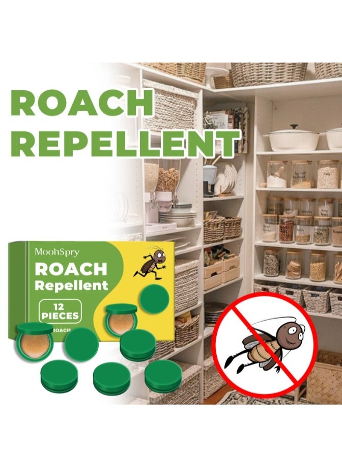 MOONSPRY Cockroach killer Stickers 12 pcs Roach Repellent Pesticides - Image 3